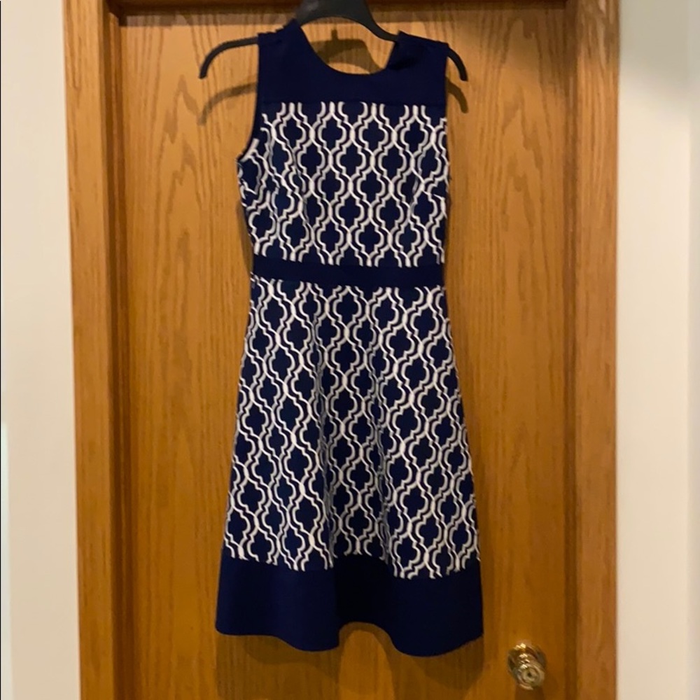 Lands End Navy Dress